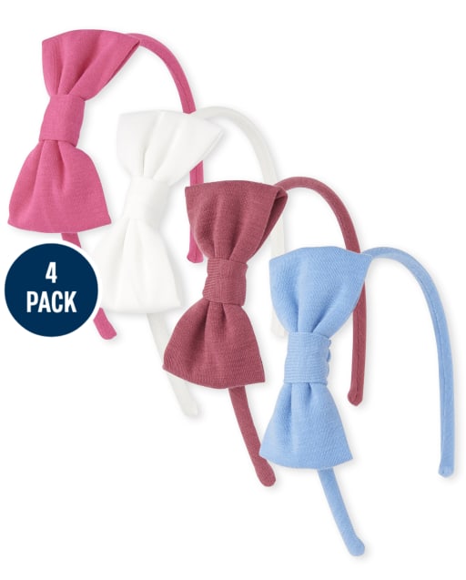 Girls Bow Headband 4-Pack