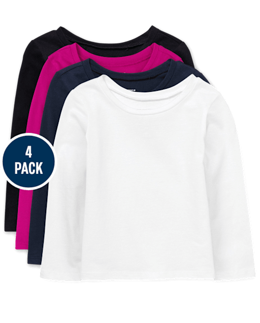Toddler Girls Tee Shirt 4-Pack
