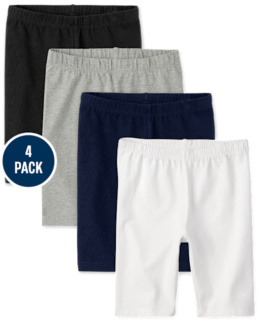 Lot de 4 shorts cyclistes pour filles