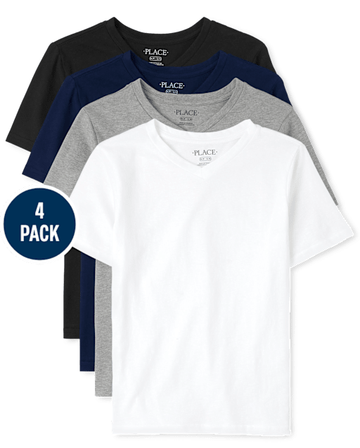 Boys Tee Shirt 4-Pack