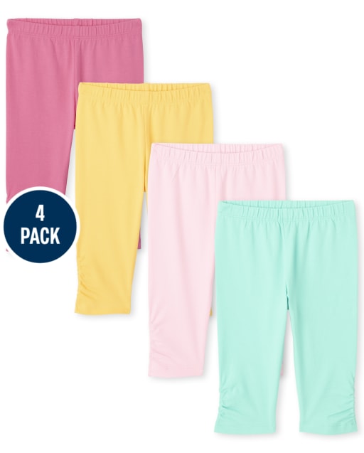 Baby Girls Leggings 4-Pack