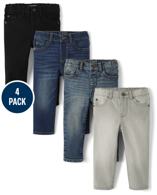 Baby And Toddler Boys Skinny Jeans 4-Pack