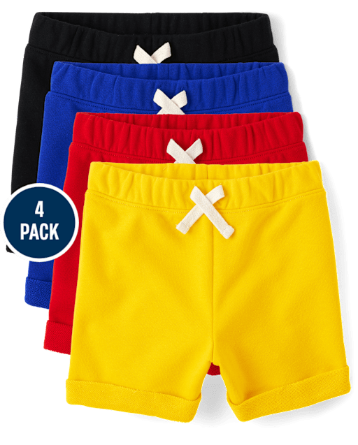 Baby And Toddler Boys Roll Cuff French Terry Shorts