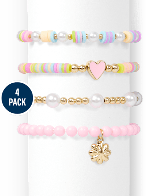 Girls Beaded Bracelet 4-Pack