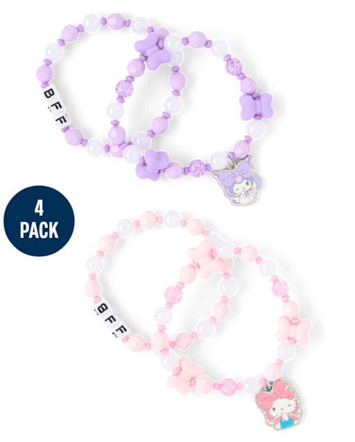 Girls Hello KittyÂ® BFF Bracelet 4-Pack