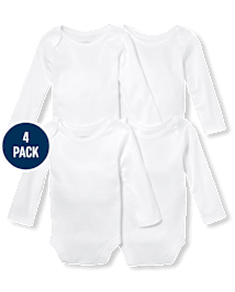 Unisex Baby Bodysuit 4-Pack
