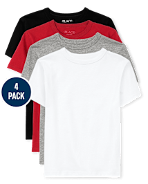 Boys Tee Shirt 4-Pack