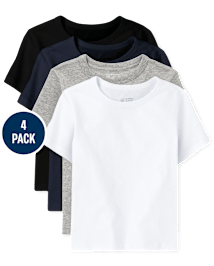 Lot de 4 hauts pour bébé et tout-petit garçon