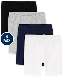 Lot de 4 shorts de vélo pour bébé et toute-petite fille