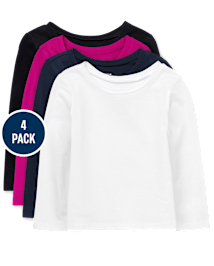 Toddler Girls Tee Shirt 4-Pack