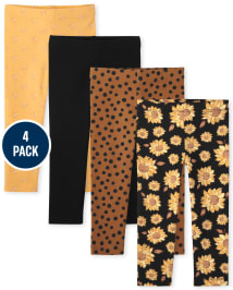 Black sunflower leggings on sale