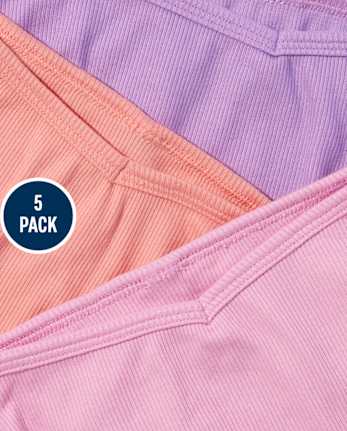 Paquete de 5 ropa interior de bikini para niñas preadolescentes