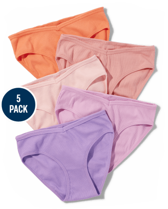 Tween Girls Bikini Underwear 5-Pack