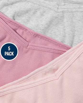 Paquete de 5 ropa interior hipster para niñas preadolescentes