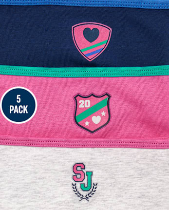 Tween Niña Icon Hipster Ropa interior 5-Pack