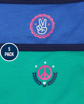 Tween Niña Icon Hipster Ropa interior 5-Pack