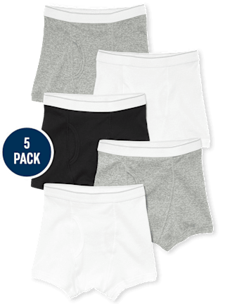 Boys Boxer Brief Underwear 5-Pack