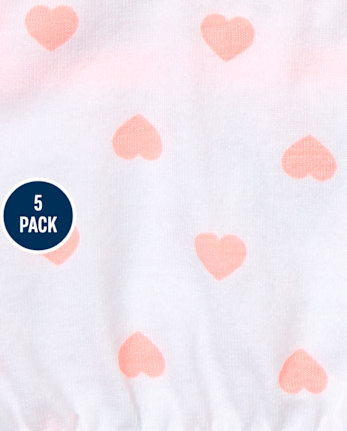 Pack de 5 bralettes con efecto tie-dye para niñas