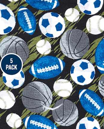 Lot de 5 boxers de sport pour garçons