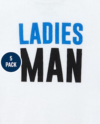 Baby Boys Mama's Boy Bodysuit 5-Pack