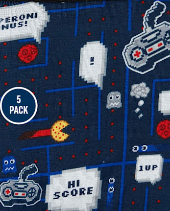 Boys Video Game Boxer Brief Underwear 5-Pack
