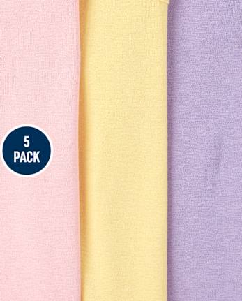 Baby Girls Striped Bodysuit 5-Pack