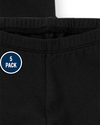 Paquete de 5 calzas para niñas