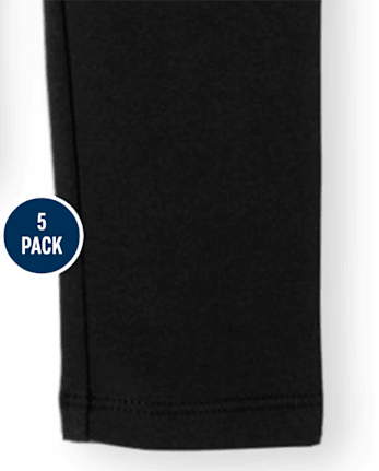 Paquete de 5 calzas para niñas