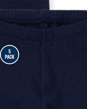 Paquete de 5 calzas para niñas