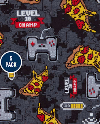 Boys Food Boxer Brief Underwear 5-Pack