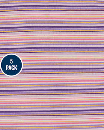 Leggings estampados para niñas, paquete de 5