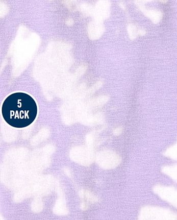 Leggings estampados para niña, paquete de 5