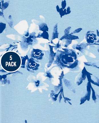 Leggings estampados para niña, paquete de 5