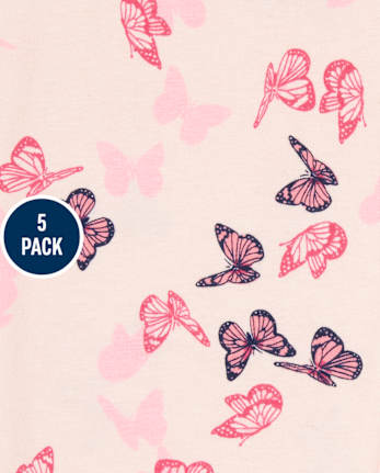 Leggings estampados para niña, paquete de 5