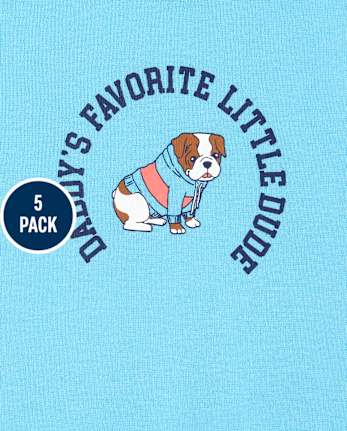 Lot de 5 bodys Champ pour bébé garçon
