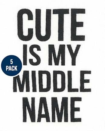 Lot de 5 cache-couches Moustache pour bébé garçon