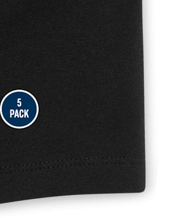 Toddler Girls Cartwheel Shorts 5-Pack