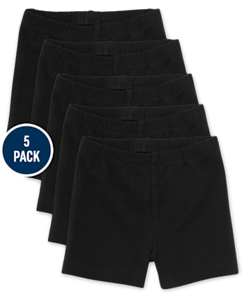 Toddler Girls Cartwheel Shorts 5-Pack