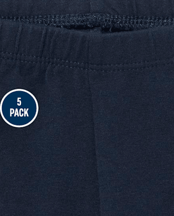 Shorts Cartwheel para niñas pequeñas, paquete de 5