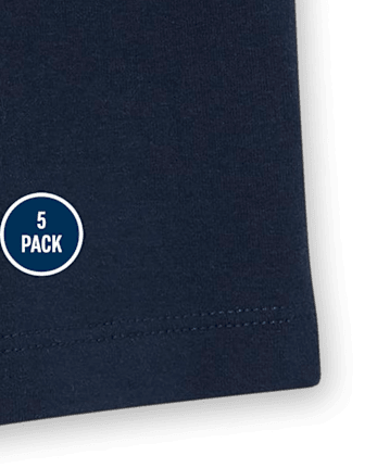 Shorts Cartwheel para niñas pequeñas, paquete de 5