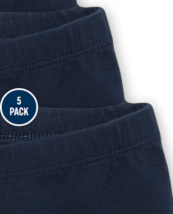 Shorts Cartwheel para niñas pequeñas, paquete de 5