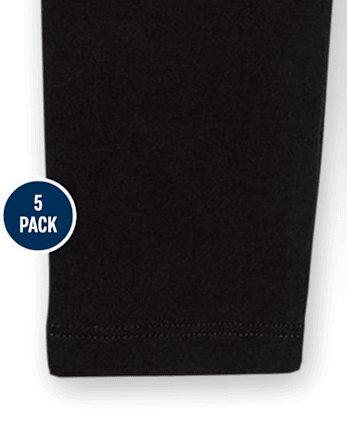 Toddler Girls Leggings 5-Pack