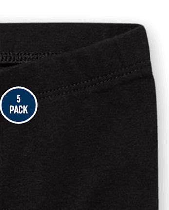 Toddler Girls Leggings 5-Pack