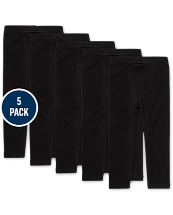 Toddler Girls Leggings 5-Pack