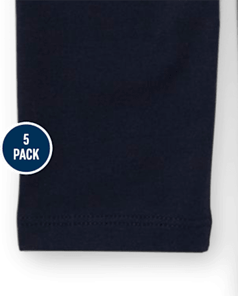 Paquete de 5 calzas para niñas pequeñas