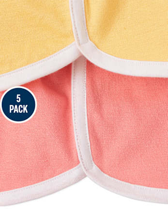 Baby Girls Dolphin Shorts 5-Pack