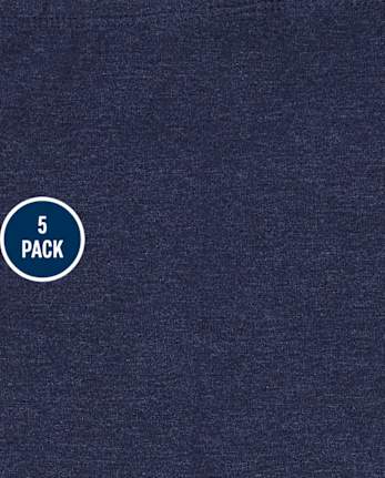 Lot de 5 leggings imprimés pour fille