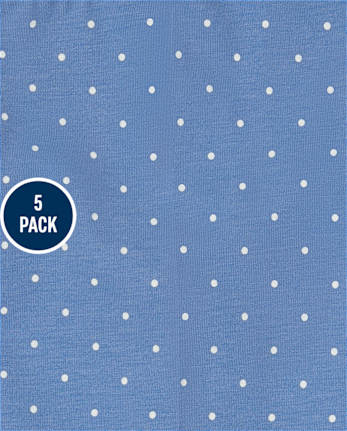 Lot de 5 leggings imprimés pour fille