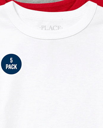 Boys Basic Layering Tee 5-Pack