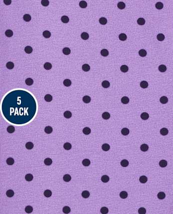 Girls Print Leggings 5-Pack